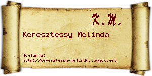Keresztessy Melinda névjegykártya