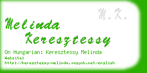 melinda keresztessy business card